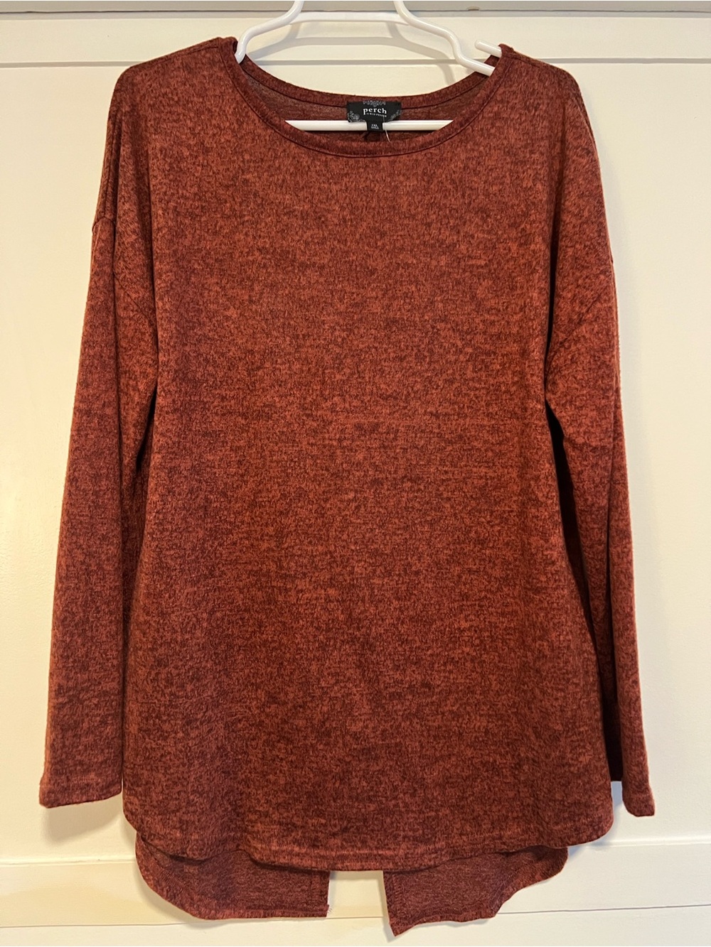 Pleasant Home Rust Long-Sleeve Crewneck Top